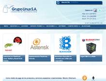 Tablet Screenshot of grupolinux.net